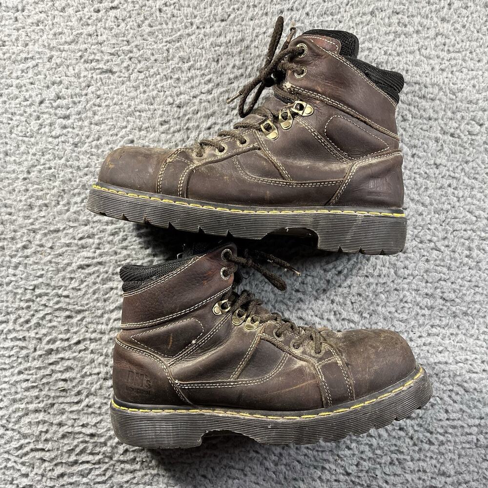 Dr. Martens Industrial Steel Toe Work Boots Brown Leather Men's Size 11 AW140
